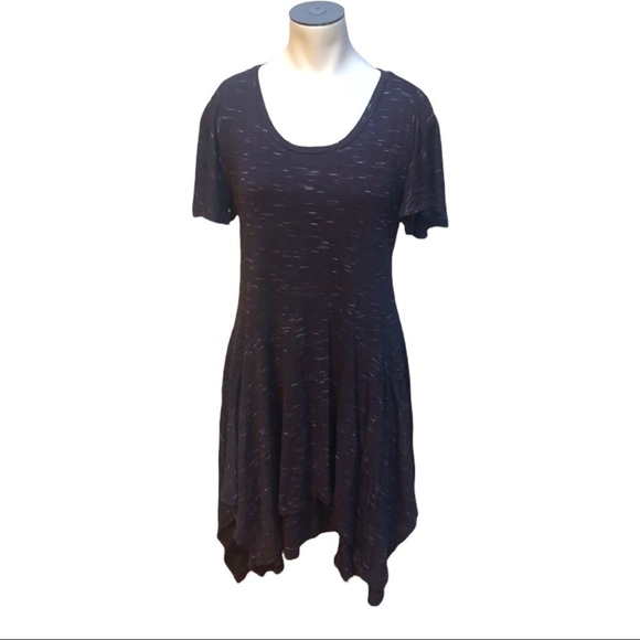 𝅺chelsea & Theodore maroon T-Shirt dress size Medium - Picture 1 of 10